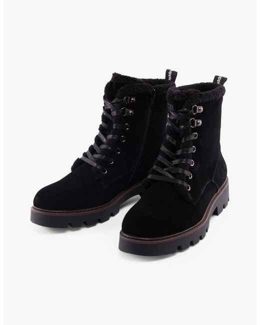 Hush Puppies Black Aurelia Boots