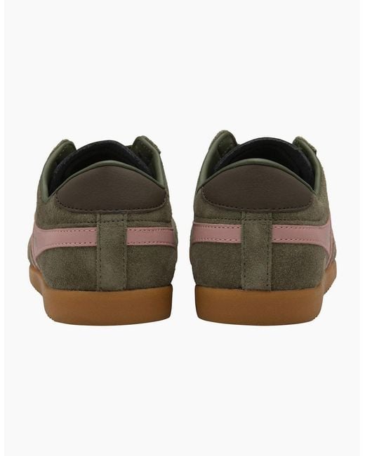 Gola Green Bullet Suede Trainers
