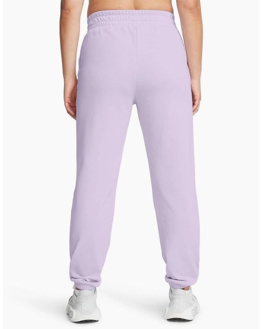 Under Armour Purple Rival Terry Joggers