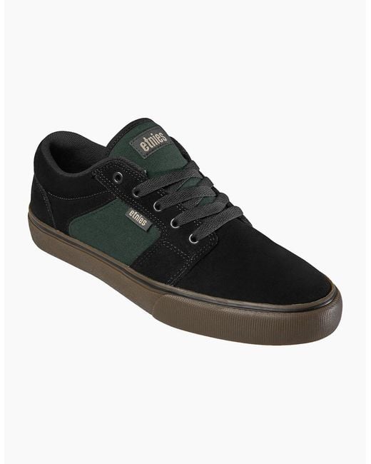 Etnies Black Barge Ls Slim Skate Trainers for men
