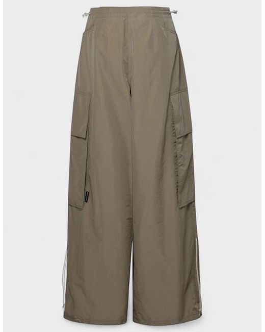 Palm Angels Natural Parachute Pants