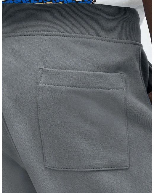 AllSaints Gray All Saints Raven Slim Fit Sweatpants Fleece Bottoms Casual Cuffed Cotton for men