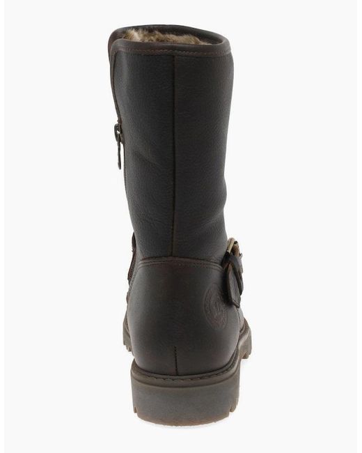 Panama Jack Black Singapur B23 Biker Ankle Boots