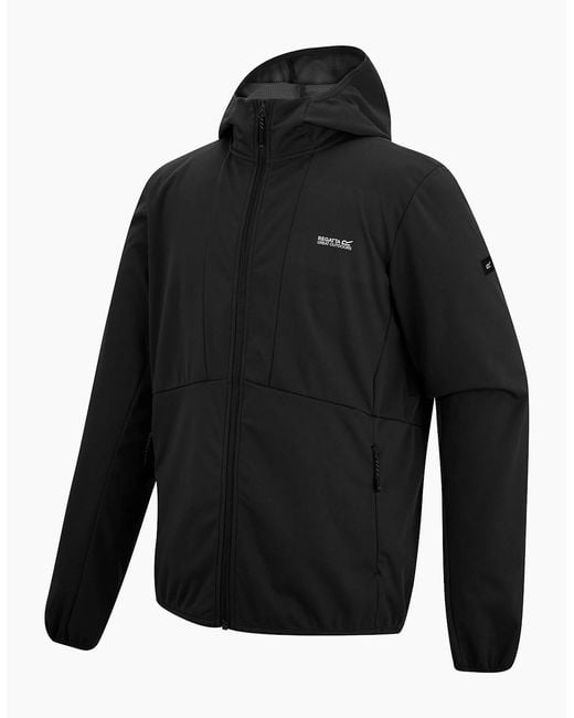 Regatta Black Tredmoor Soft Shell Jacket for men