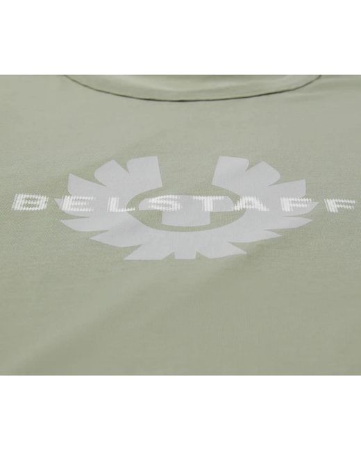 Belstaff Green Surface T-Shirt Lichen for men