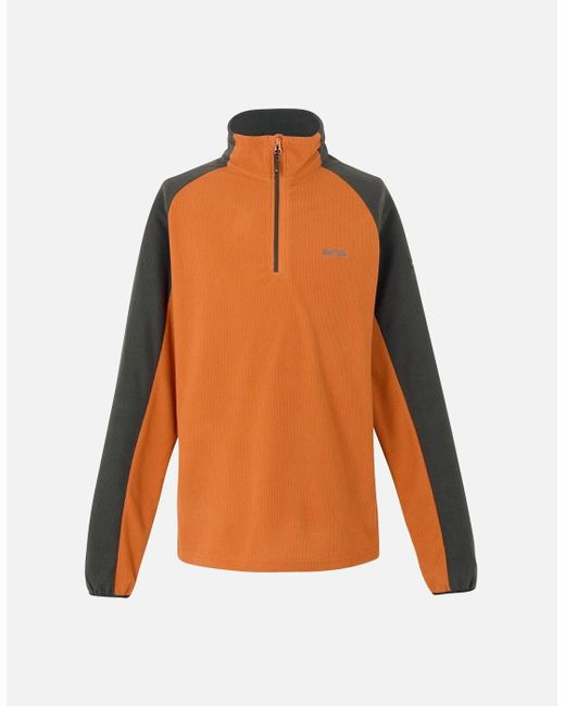 Regatta Orange Elson Ii Lightweight Fleece for men