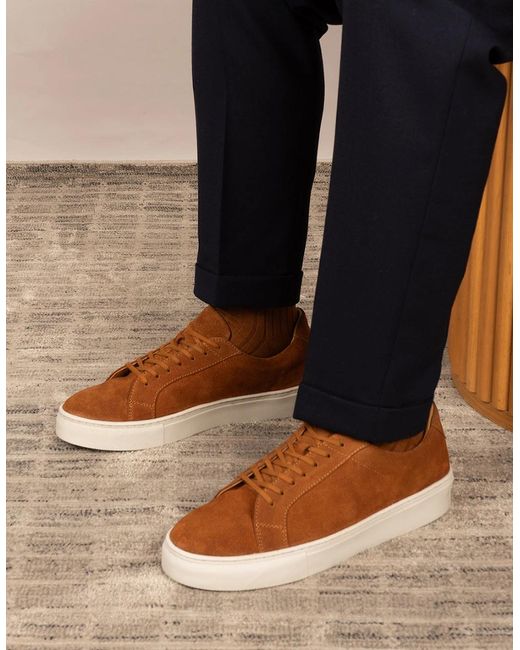 Oswin Hyde Brown Harper Tobacco Suede for men