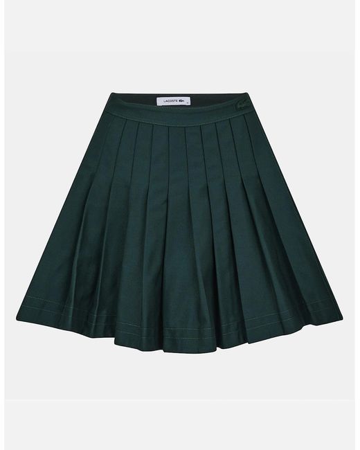 Lacoste Green Jupe Mini A-Line Skirt
