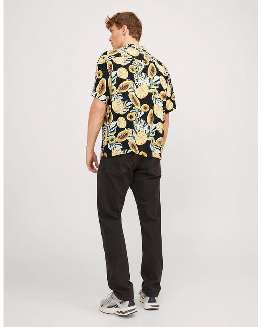 Jack & Jones Natural Tampa Regular Fit Short Sleeve Shirt for men