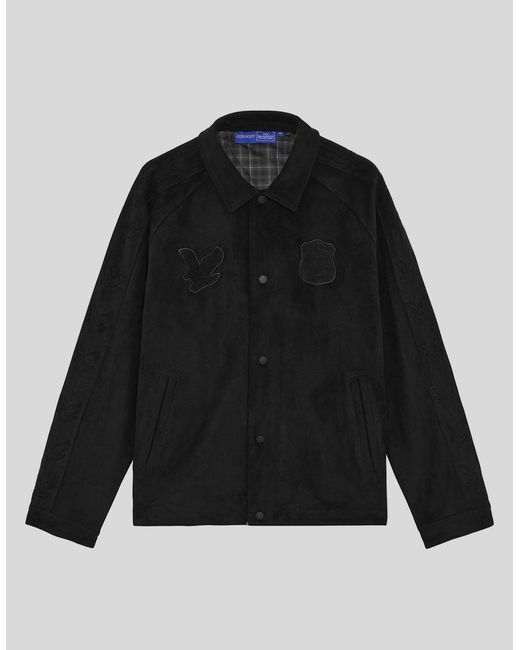 Lyle & Scott Black Coach Jacket for men