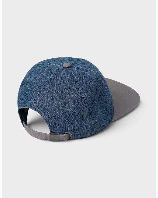 Carhartt Blue Wip Denim Cap Dusky for men