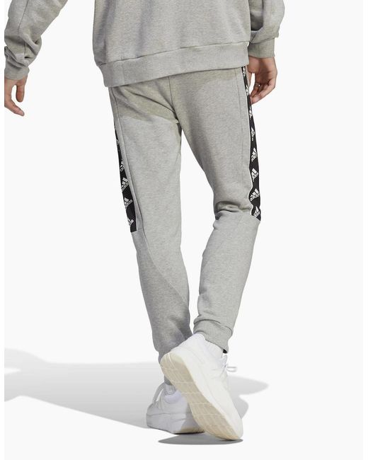 Adidas Gray Ess Brandlove Jogger for men