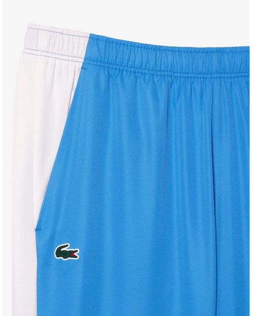 Lacoste Blue Color Block Slim Track Pants for men