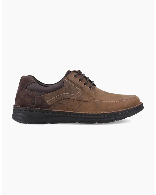 Hush Puppies Brown Franklin Lace Up Shoes for men