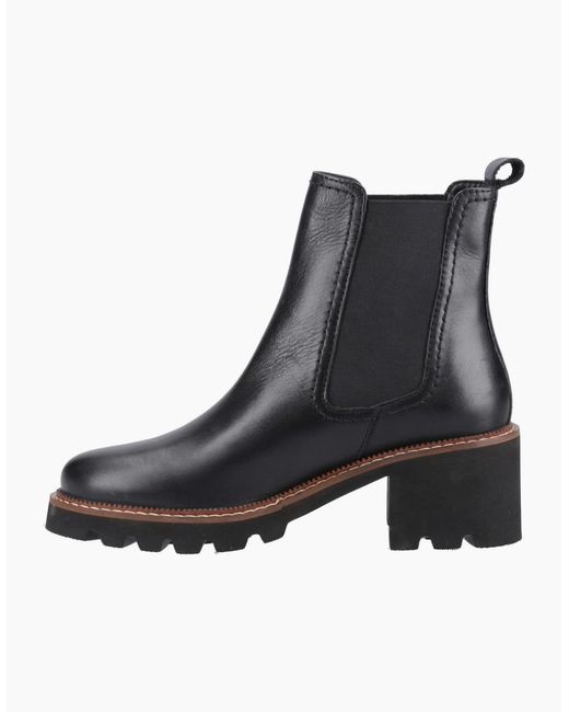 Hush Puppies Black Gaia Chelsea Boots