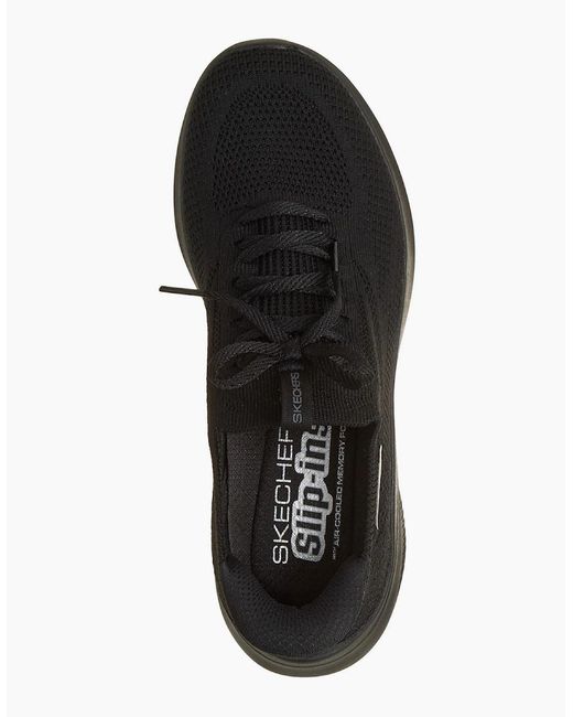 Skechers Black Ultra Flex 4.0 Polyester Sole Trainers