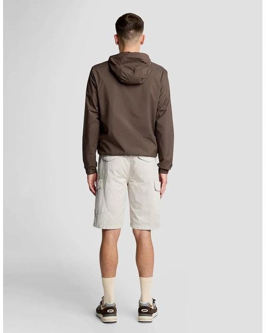 Lyle & Scott White Lyle & Scott Cargo Shorts for men