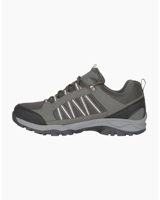 Mountain Warehouse Gray Path Waterproof Walking Shoes for men