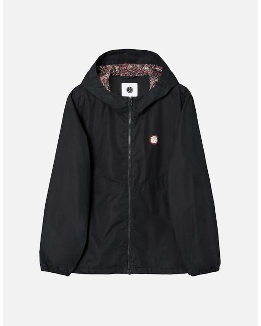 Pretty Green Black Feltham Hooded Jacket for men