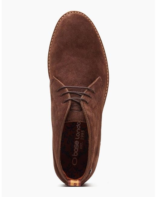 Base London Brown London Carlton Chukka Boots for men