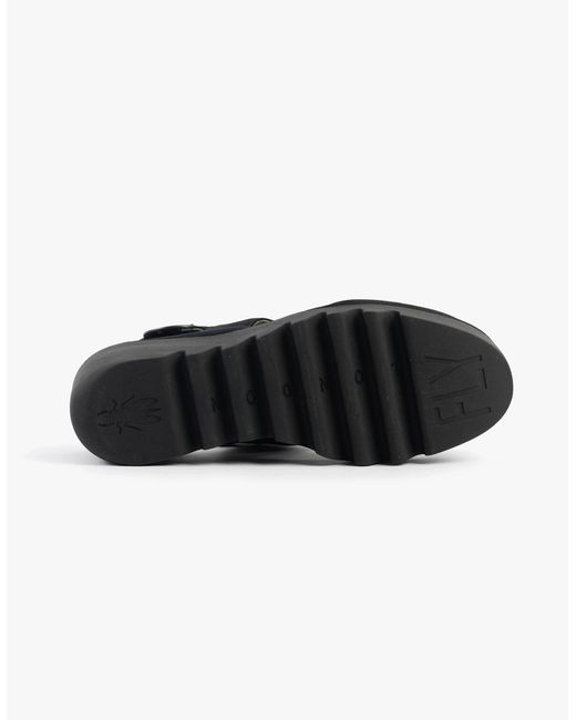 Fly London Black Baif585Fly Sandals