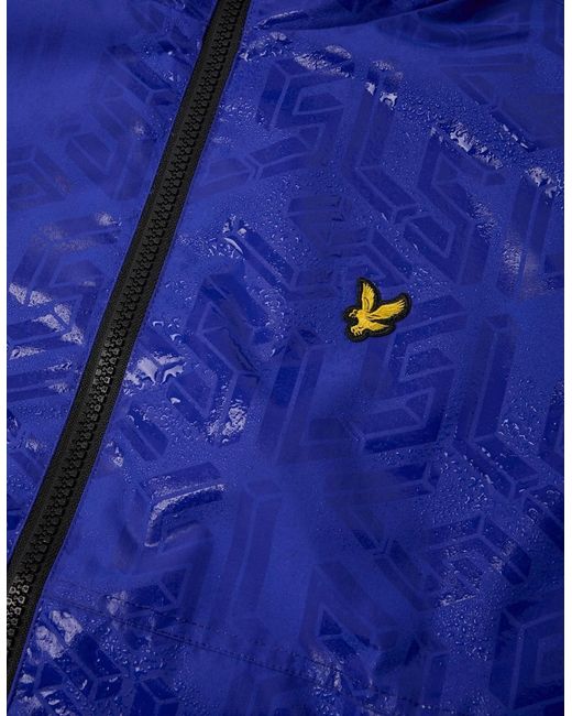 Lyle & Scott Blue Water Reactive Shell Jacket for men
