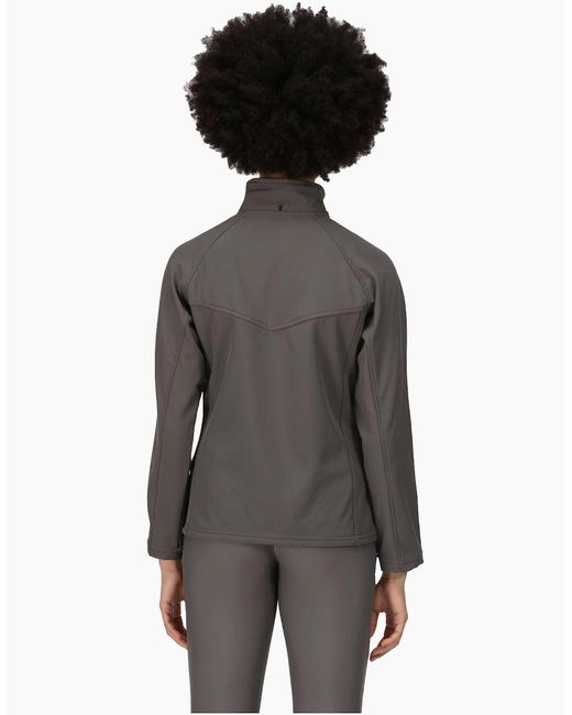 Regatta Gray Professional Ladies Uproar Softshell Wind Resistant Jacket