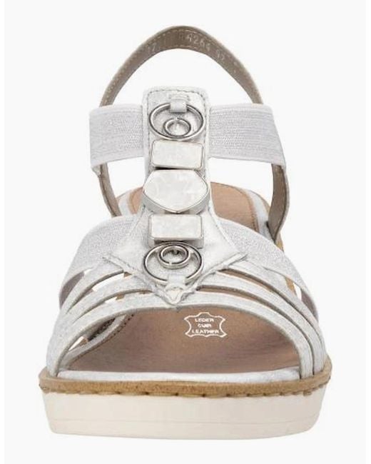 Remonte White Ladies Sandals R6264-92