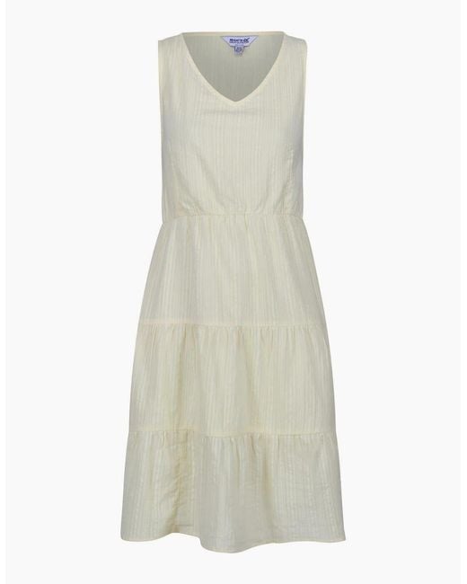 Regatta White Zariah V-Neck Sleeveless Midi Dress