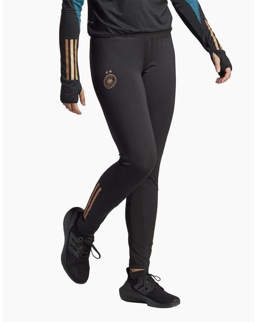 Adidas Black Dfb Pro Three Stripes Slim Track Pants