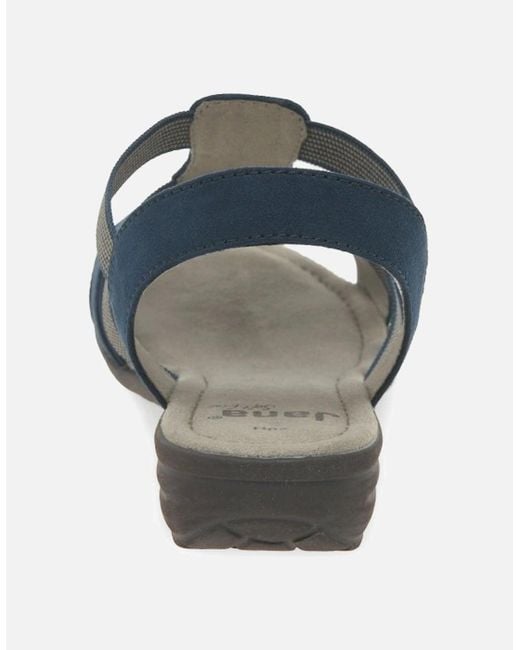 Softline Blue Kali Sandals