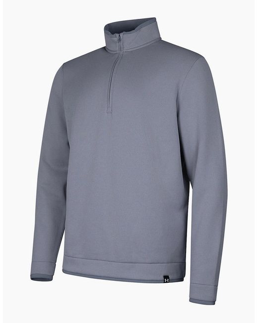 Under Armour Blue Quarter Zip Fleece Top for men