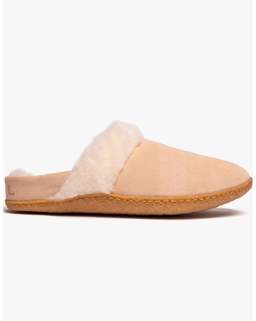 Sorel Natural Nakiska Slide Ii Mule Slippers Nova Sand/Gum