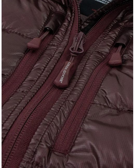 Canada Goose Purple Ladies Hybridge Lite Down Hoody Elderberry 810