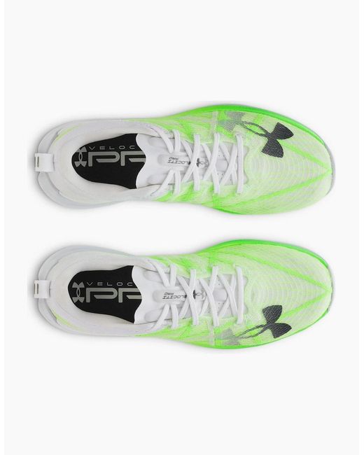 Under Armour Green Velociti Pro Low Top Sneakers for men