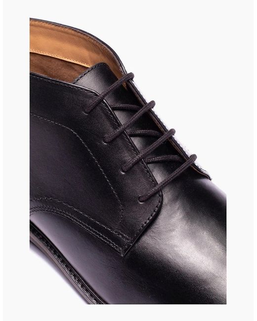 Base London Blue London Belgrave Leather Ankle Boots for men