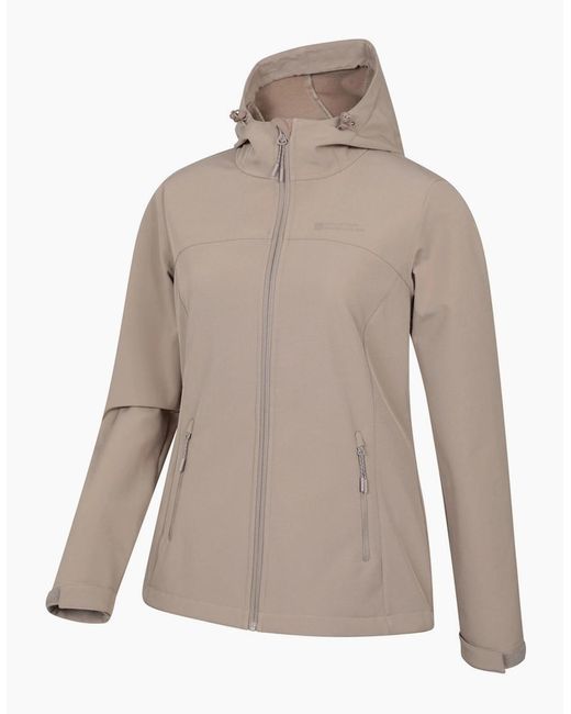Mountain Warehouse Gray Ladies Exodus Water Resistant Soft Shell Jacket