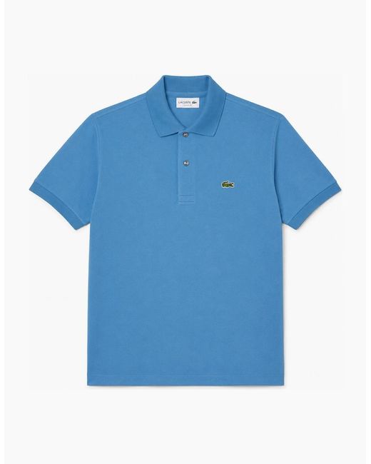 Lacoste Blue Classic Fit Polo Shirt Azure for men