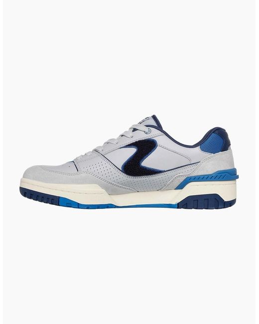 Skechers Blue S-1992 Leather Standard Trainers for men