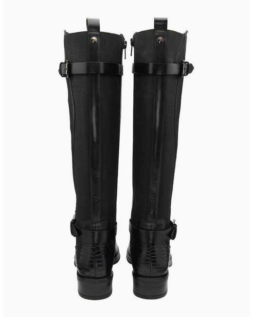 Ravel Black Eildon Knee High Boots