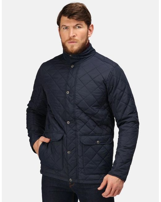 Regatta Blue Professional Quilted Jacket for men