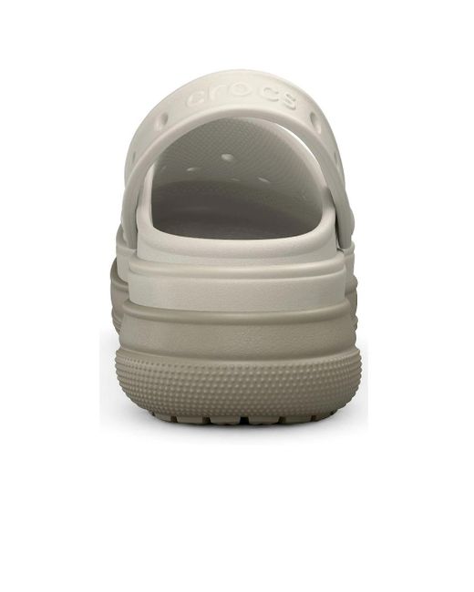 CROCSTM White Classic Stacked Clogs