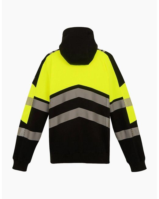 Regatta Yellow Professional High-Vis Hoodie for men