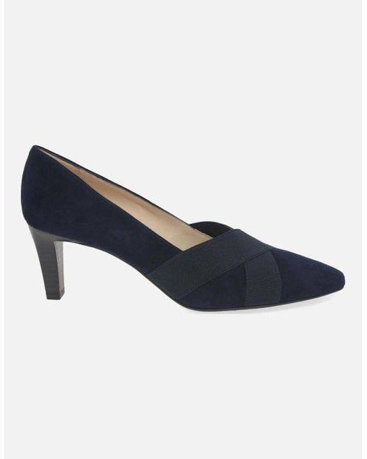 Peter Kaiser Blue Malana Court Shoes