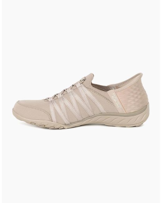 Skechers White Slip