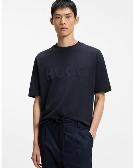 Boss Blue Hugo Dinkee T-Shirt S2-26 405 Dark for men