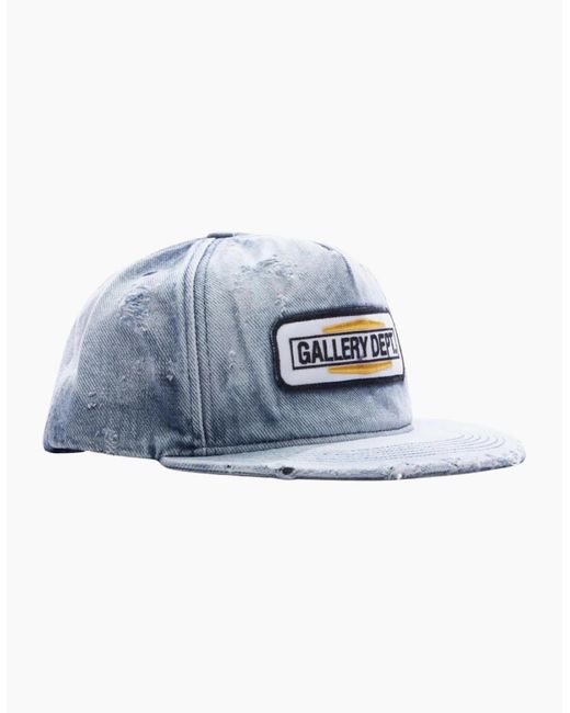 GALLERY DEPT. Blue Mechanic Patch Cap Denim for men