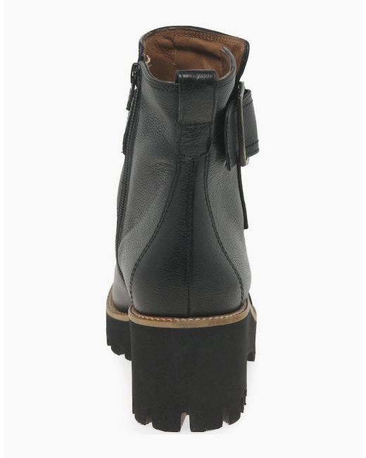 Paul Green Black Mia Ankle Boots