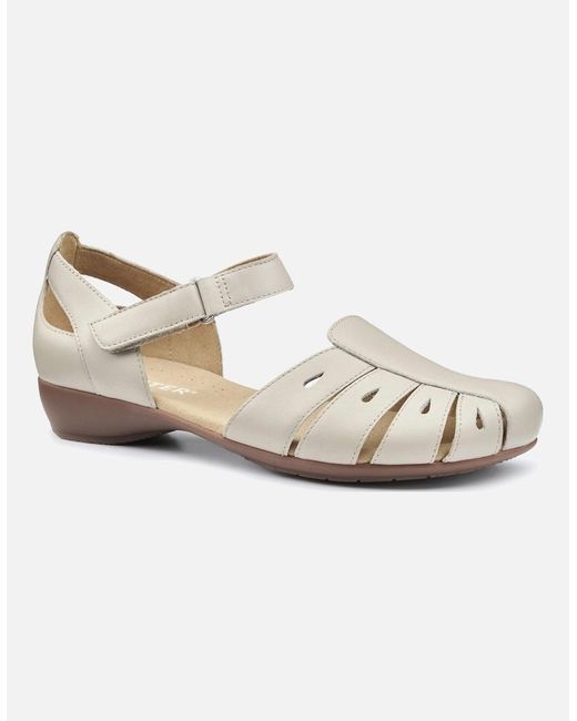 Hotter White May Sandals
