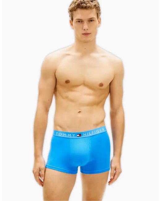 Tommy Hilfiger Blue 3-Pack Th Original Boxer Trunks, /Desert for men
